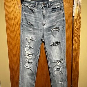 Women’s American Eagle Curvy Super Hi-Rise Jegging Size 6 Long NWT